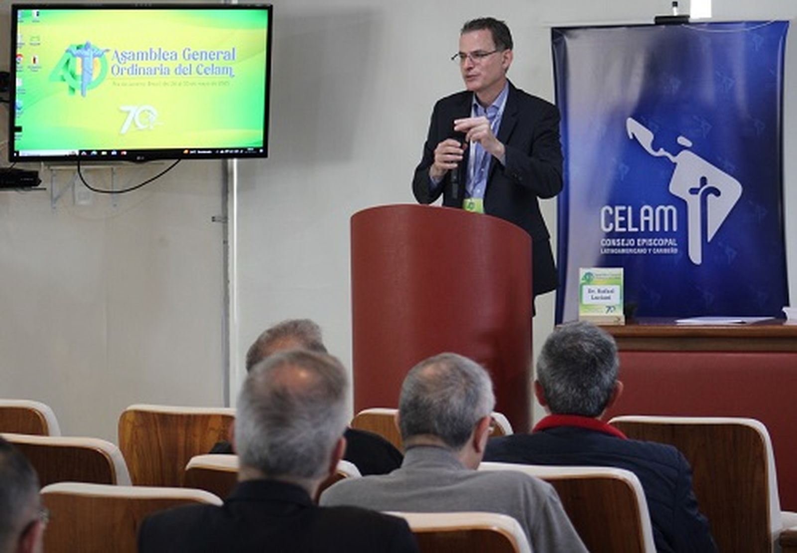 Rafael Luciani en la 40.ª Asamblea General del Celam