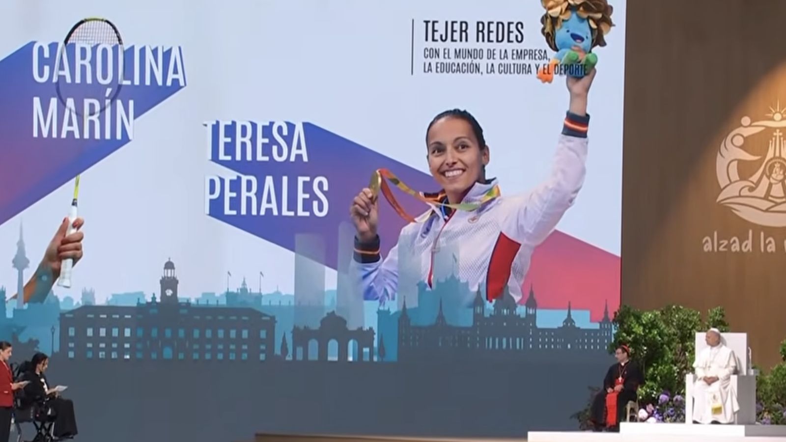 Carolina Marín y Teresa Perales