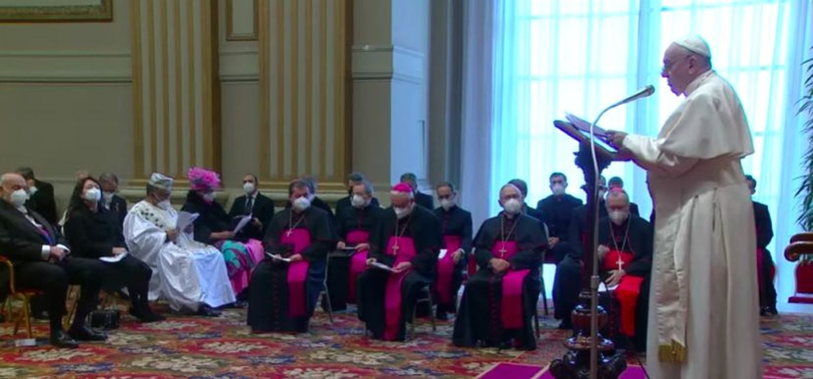 Discurso del Papa al Cuerpo Diplomático