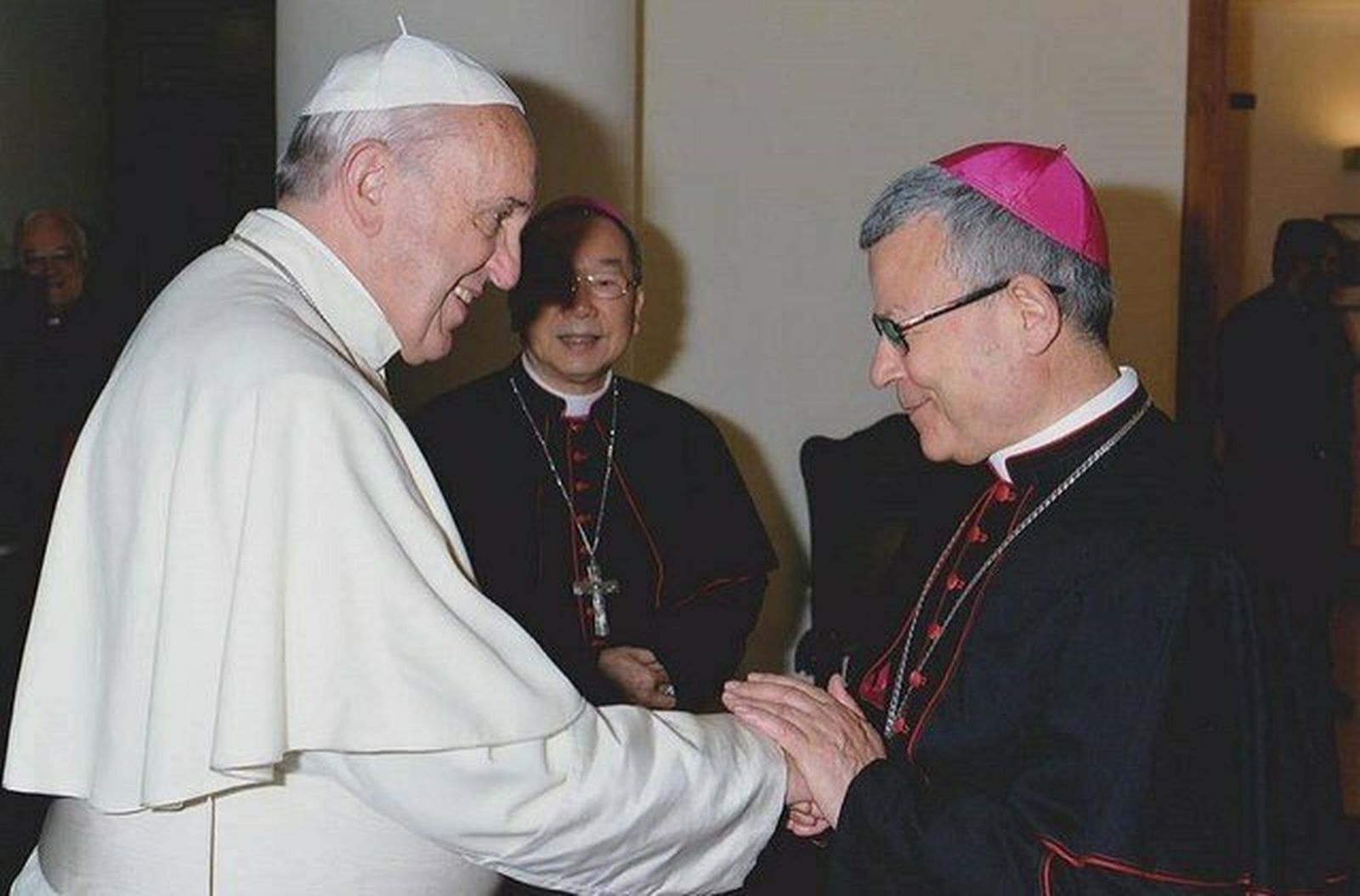Santiago Agrelo, con el Papa Francisco