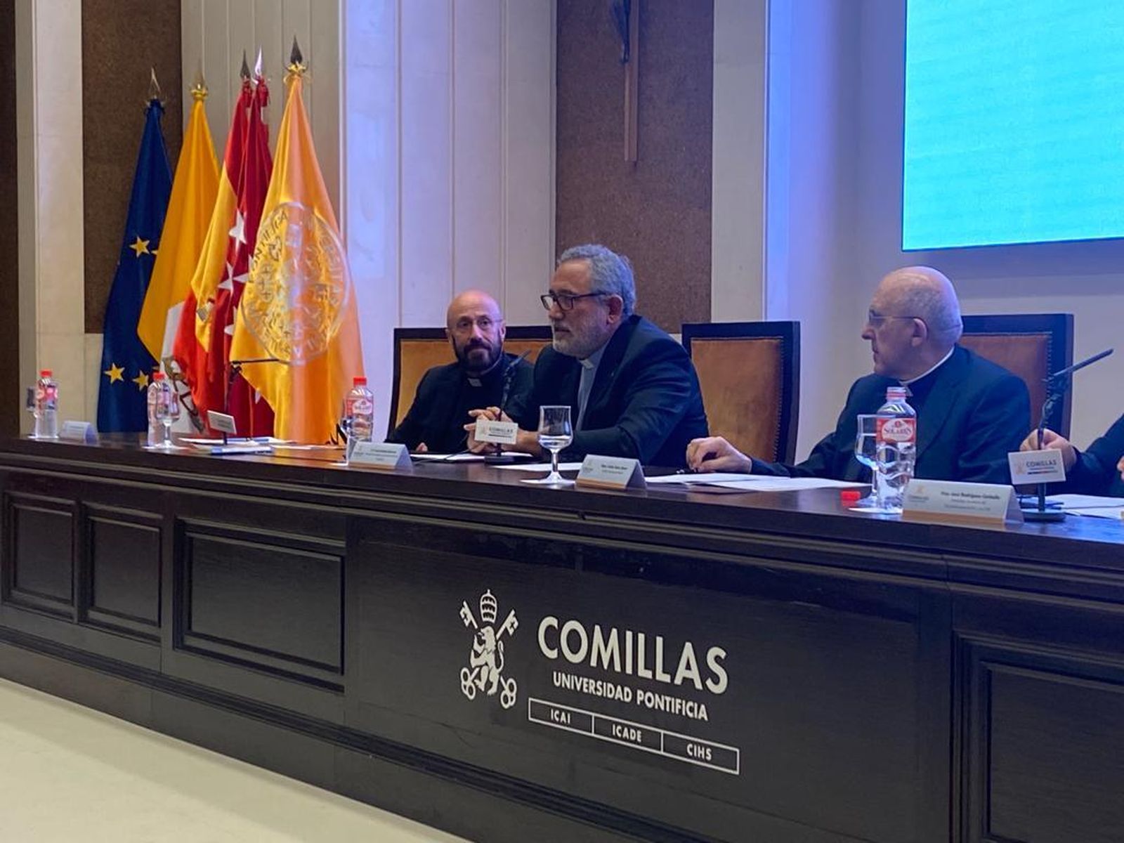 Juan Antonio Guerrero, sj, durante su intervención