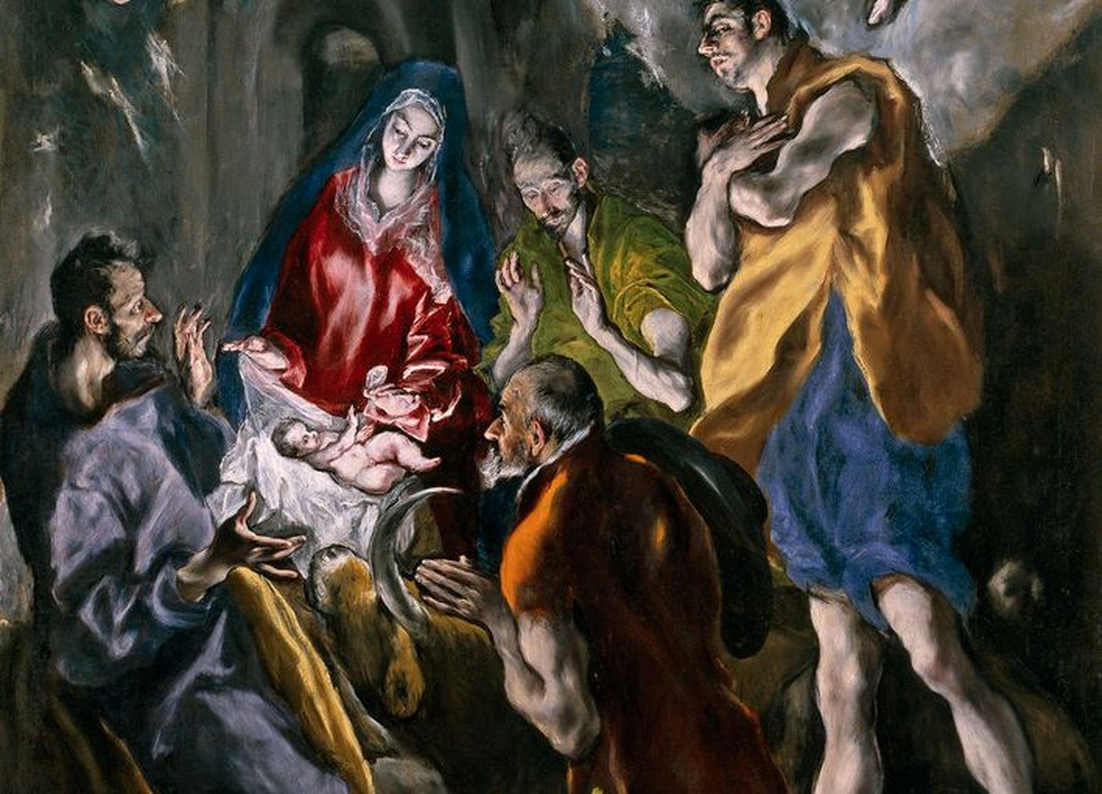 La adoración de los Pastores. El Greco