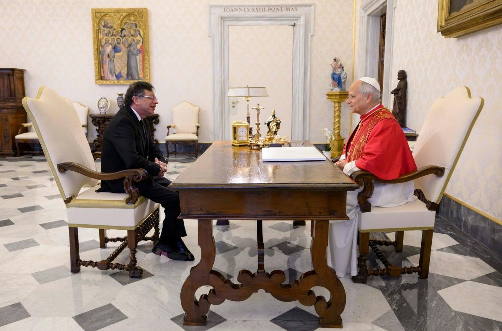 Audiencia de Gustavo Petro con el Papa