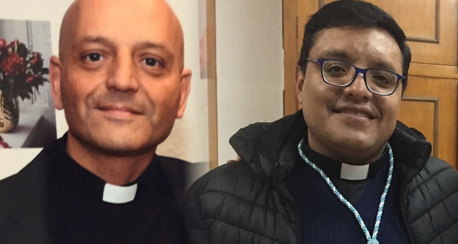 Vicari Mn. Juan Muñoz y Padre Edyl Villanueva. Adscrit (Prevere Estudiant)