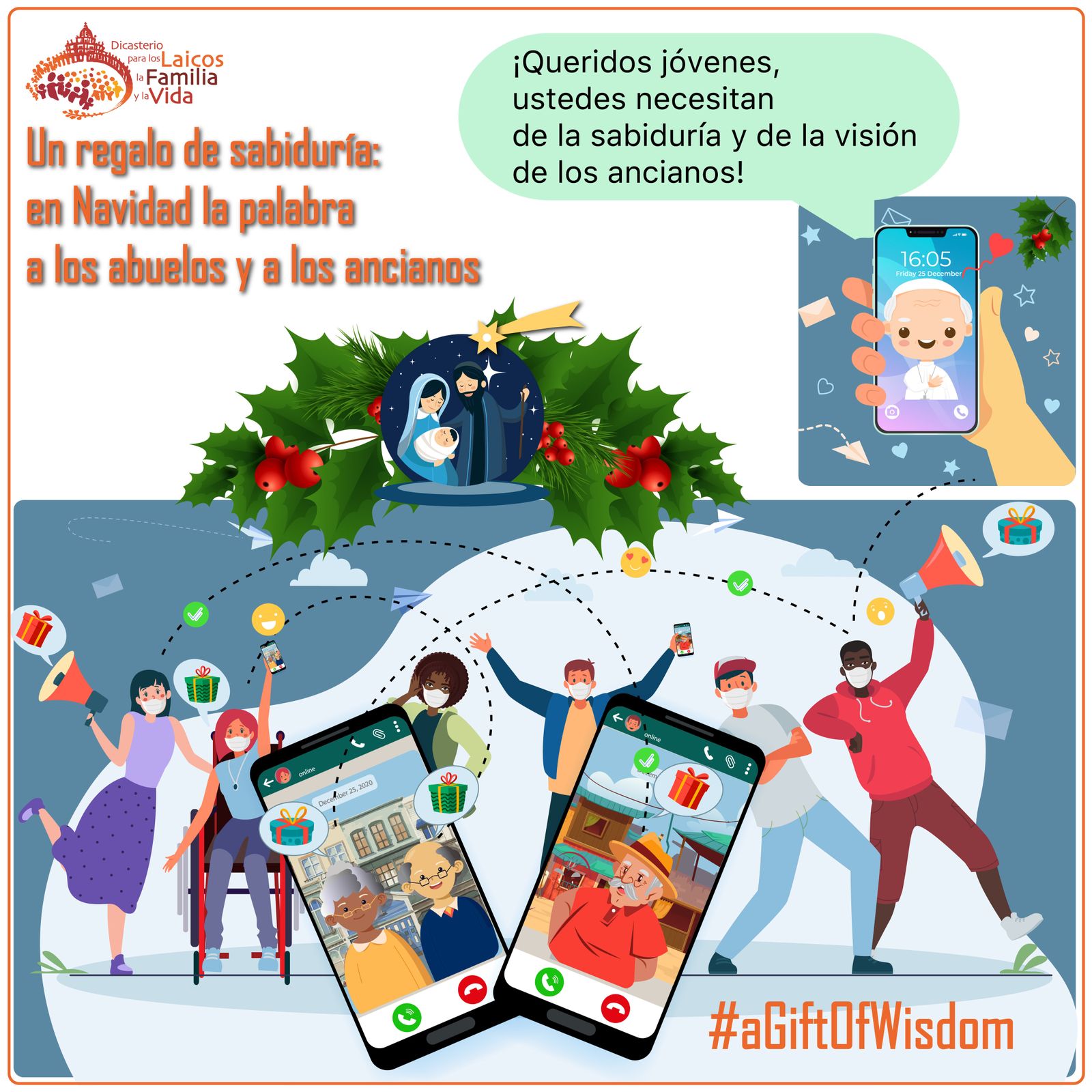 'Un regalo de sabiduría': por una Navidad llena de recuerdos y experiencias de nuestros abuelos