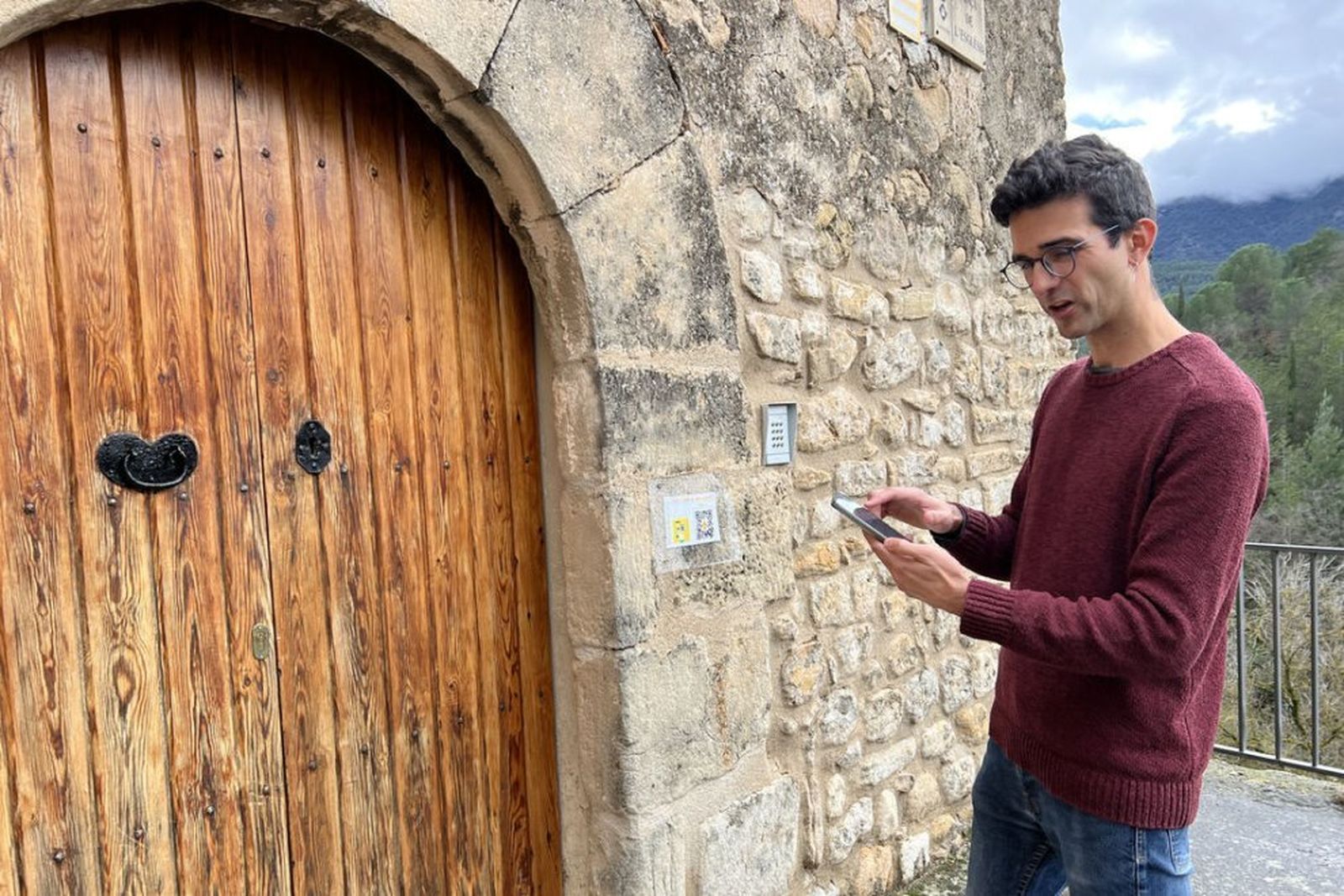 El alcalde, Miquel López, ante el código