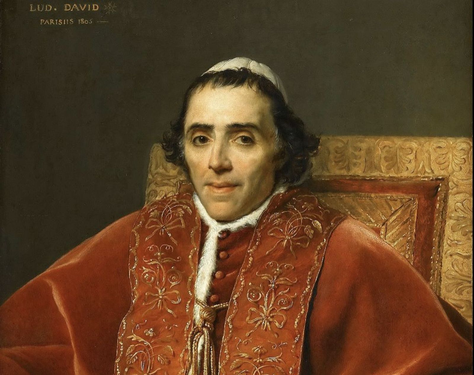 Pío VII, pintado por J. L. David