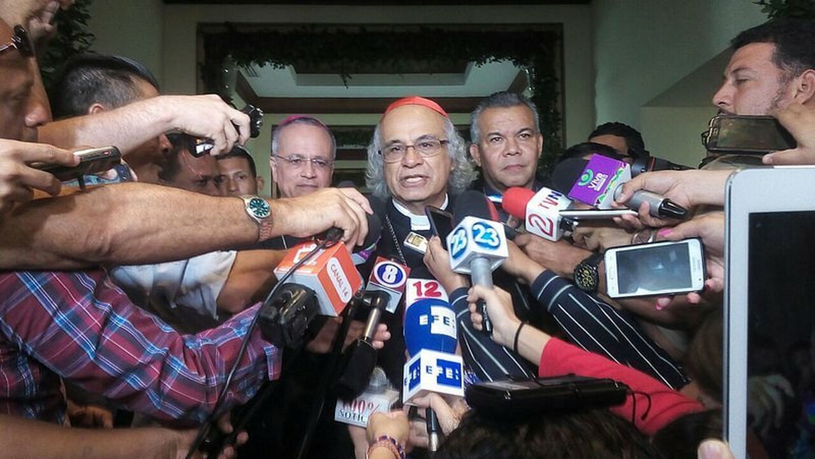 Monseñor Brenes, tras el encuentro