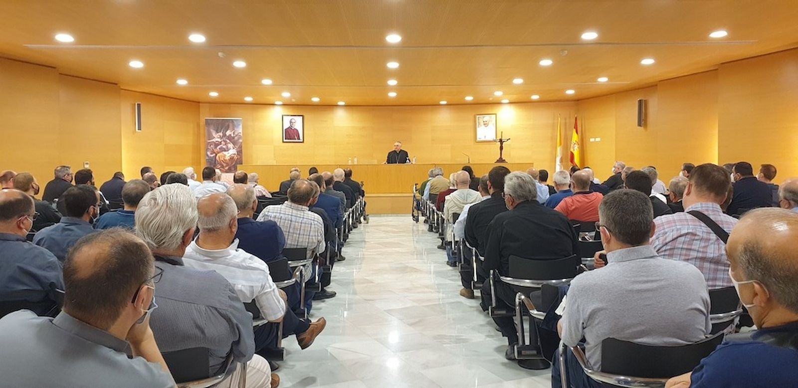 Gómez Cantero, con los curas de la diócesis