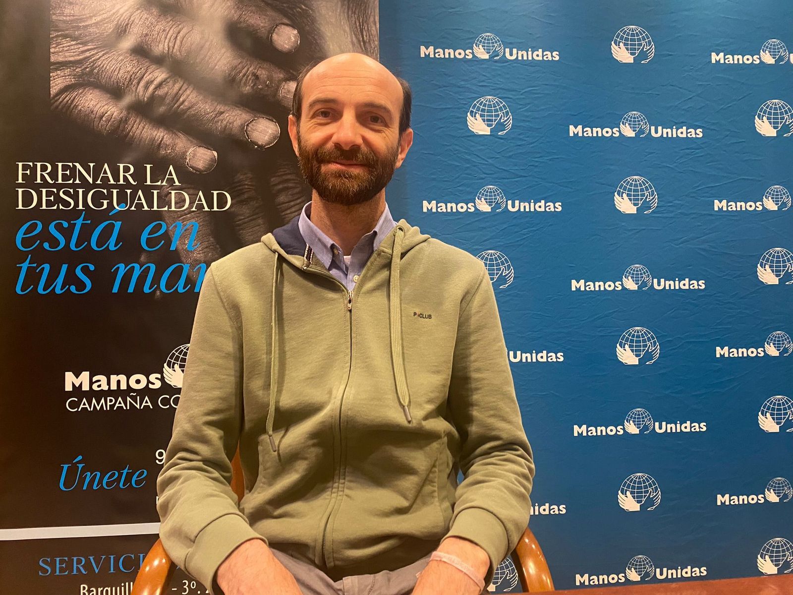 Darío Bossi, en la sede de la Asociación de la Prensa de Madrid