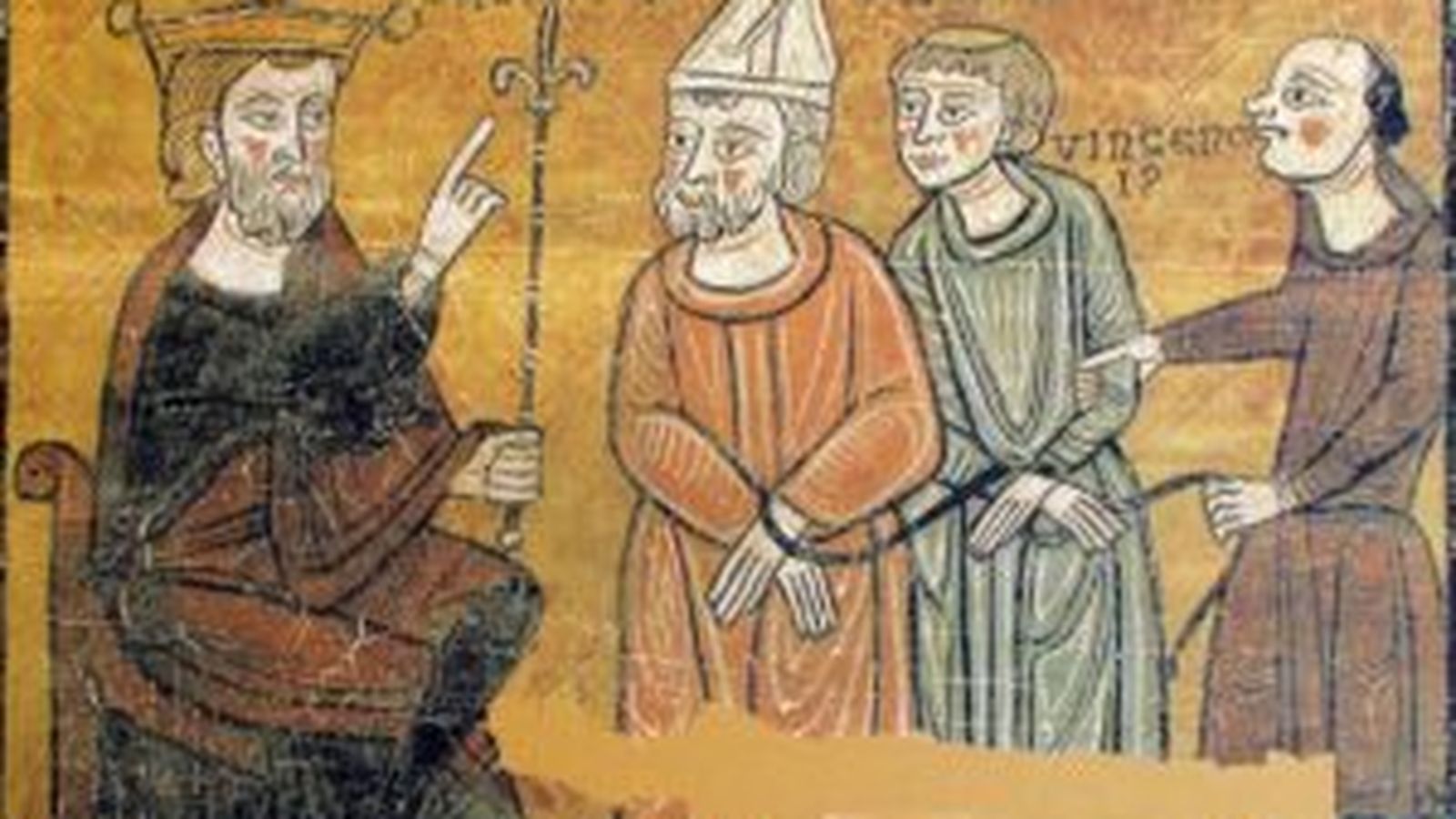 San Valero y San Vicente en cautividad