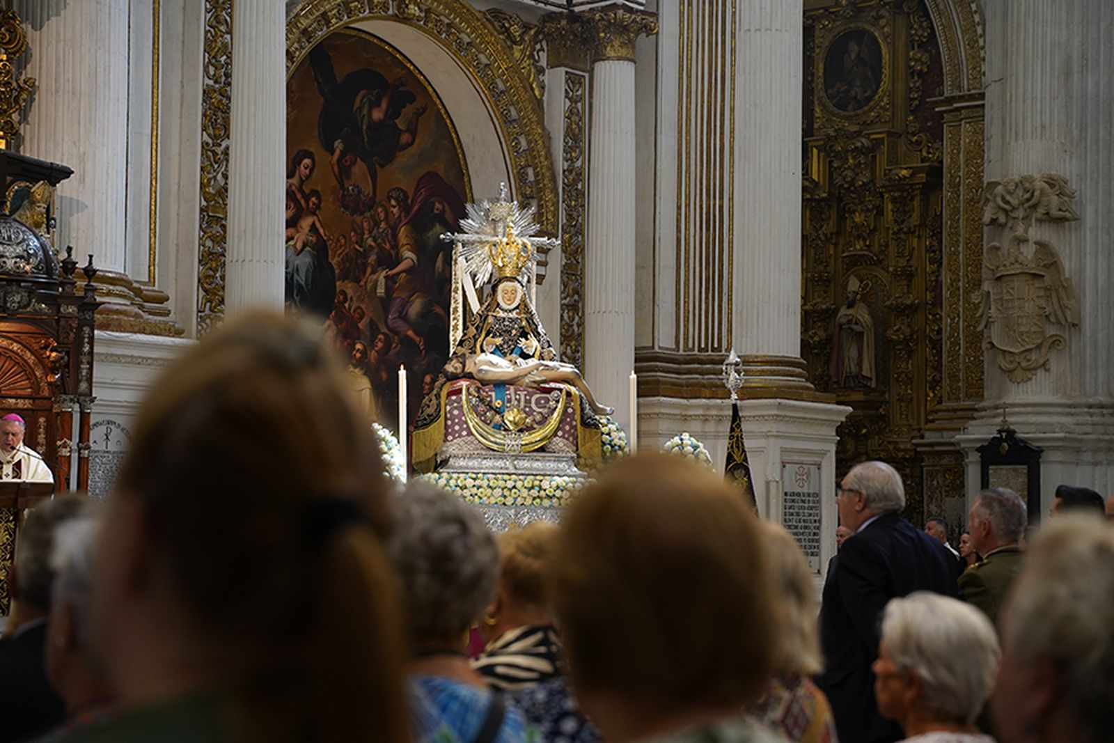 Virgen de las Angustias en la catedral de Granada