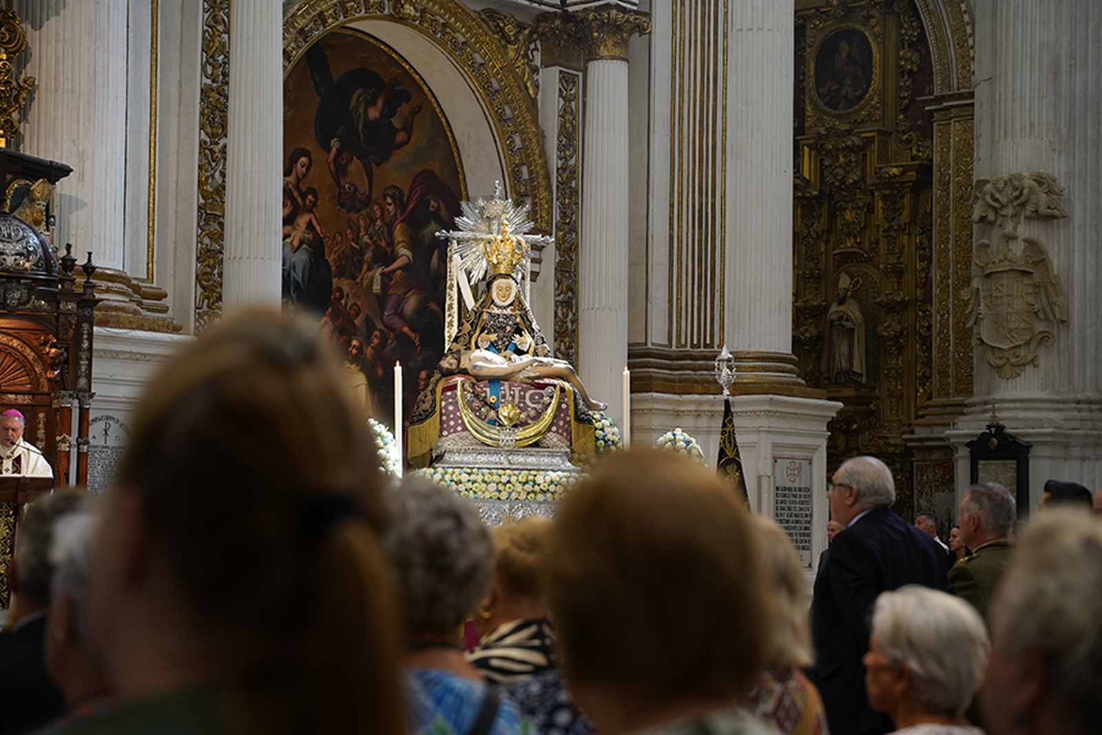 Virgen de las Angustias en la catedral de Granada
