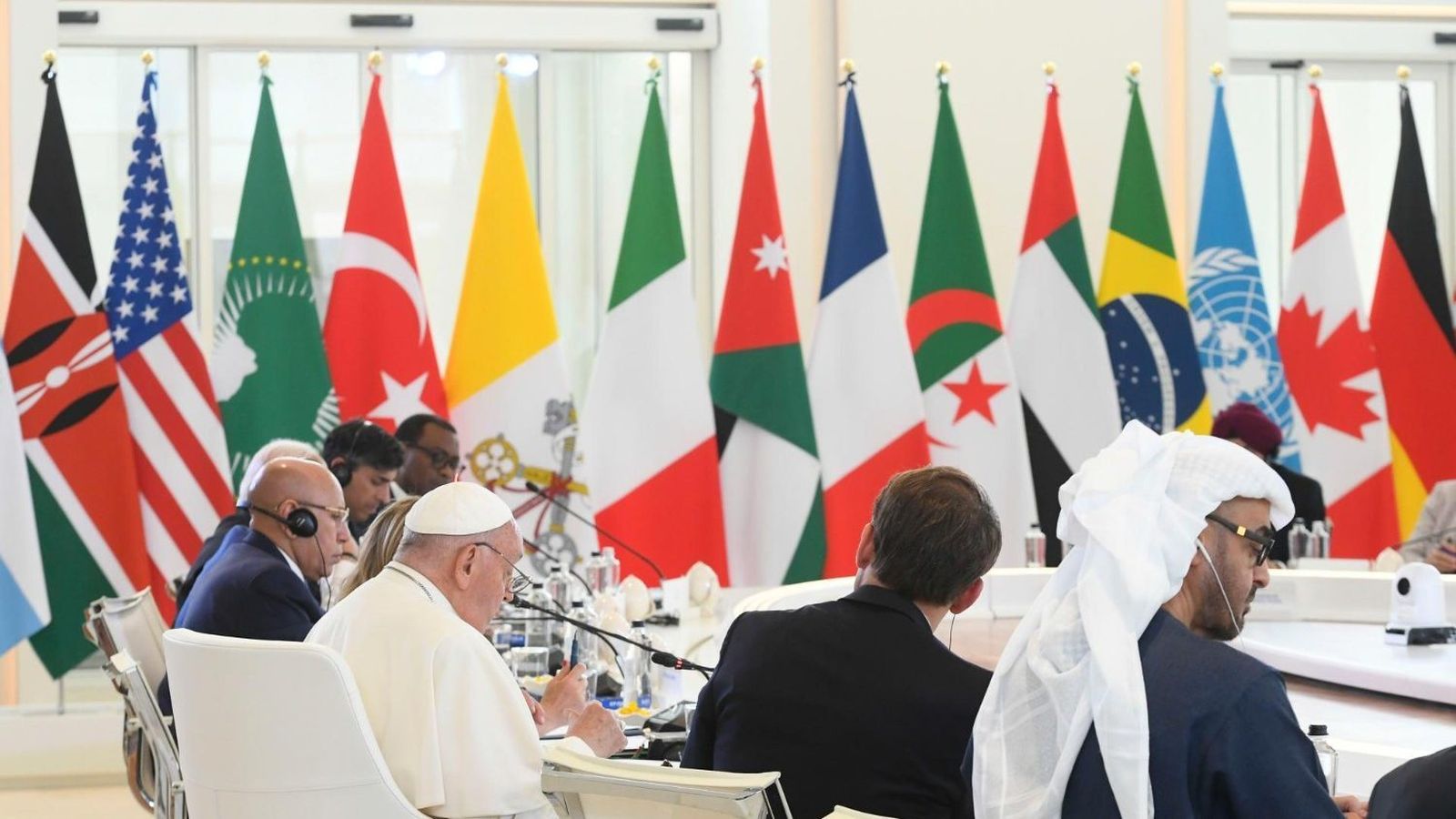 Participación del Santo Padre en la sesión conjunta del G7 sobre inteligencia artificial