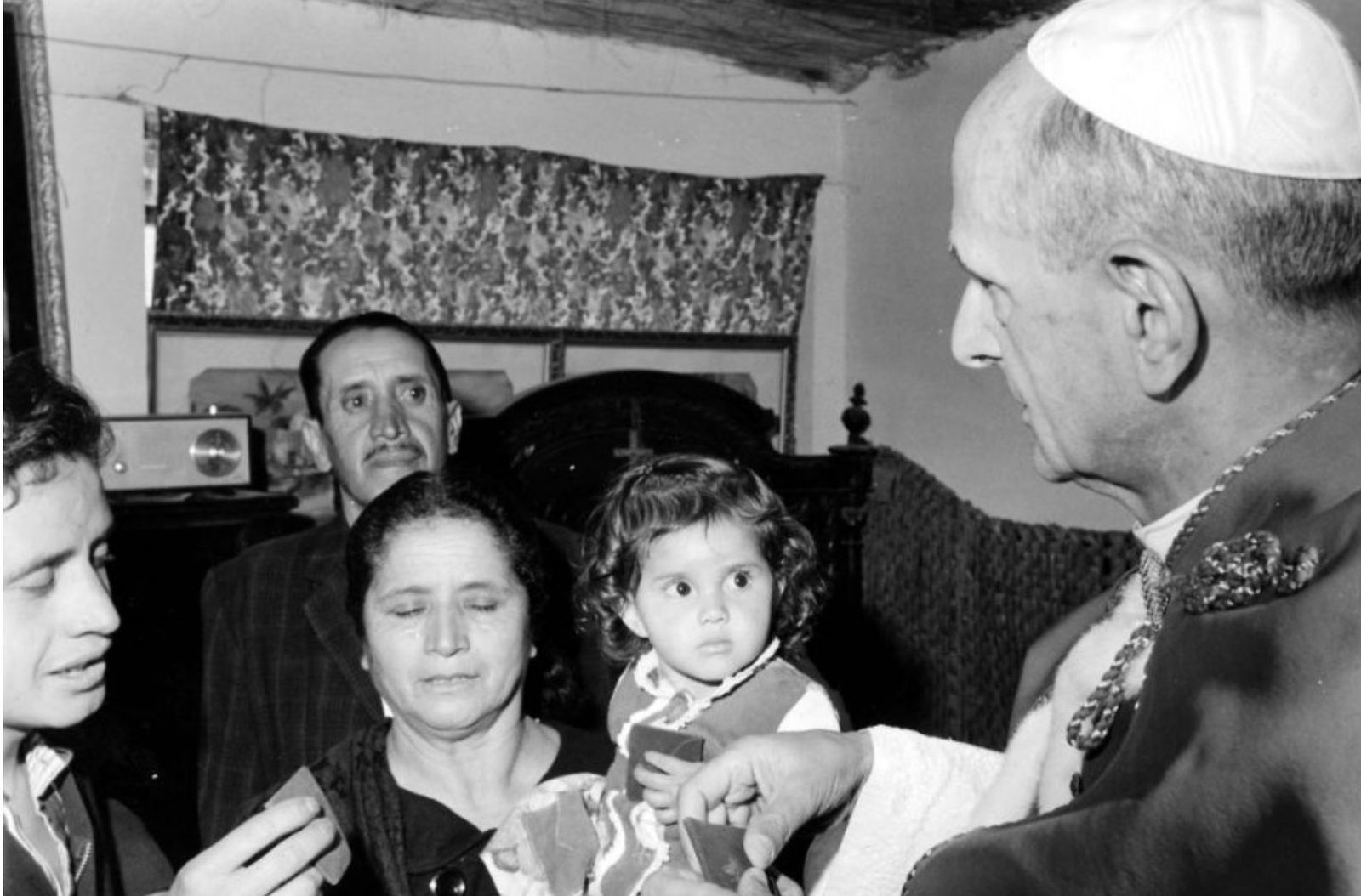 Las familias Pinzón y Liévano, anfitriones del papa Montini en Bogotá