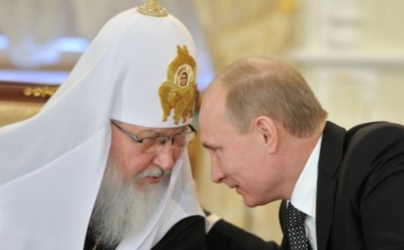 Vladimir Putin y patriarca Kirill