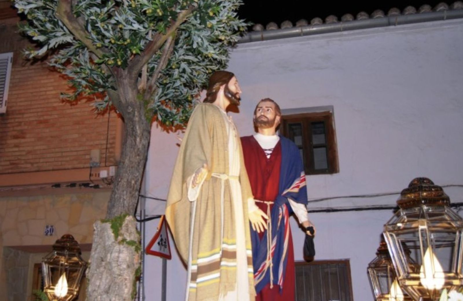 El paso de la hermandad del Prendimiento de Jesús de Torrent (Valencia)