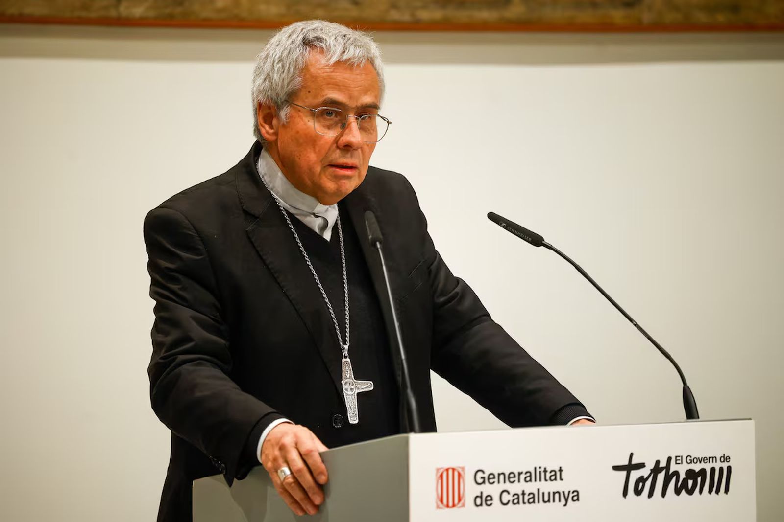 El presidente de la Conferencia Episcopal Tarraconense, el arzobispo Joan Planellas