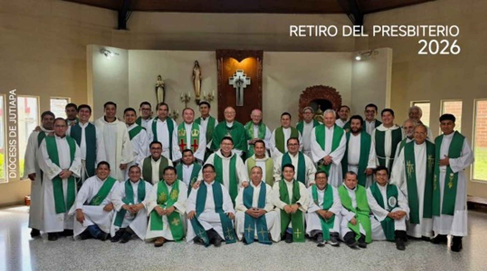 Presbiterio de la Diócesis de Jutiapa. Foto: Andrea Solozano