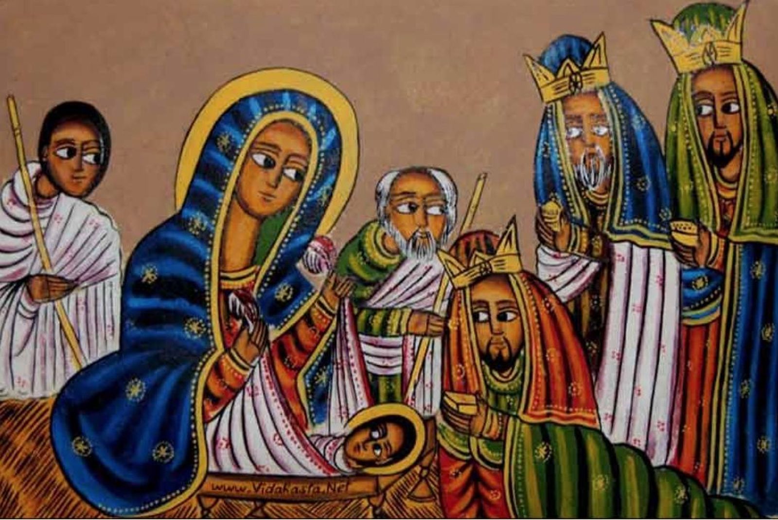 Navidad, representación etíope