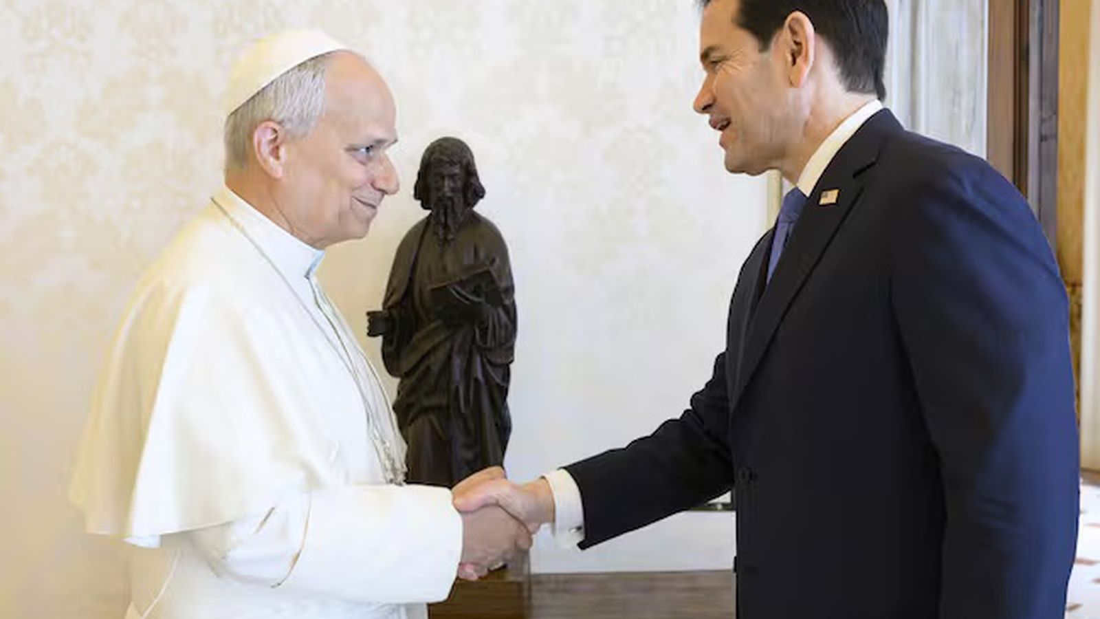 León XIV y Marco Rubio