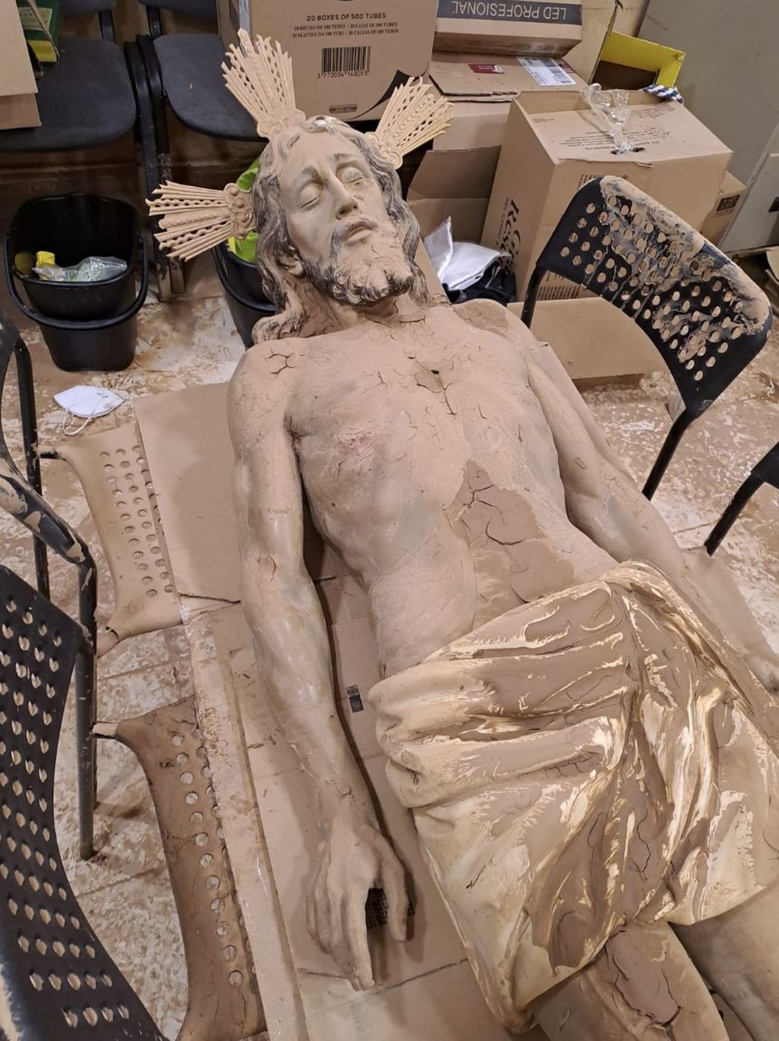 El Cristo embarrado de Paiporta