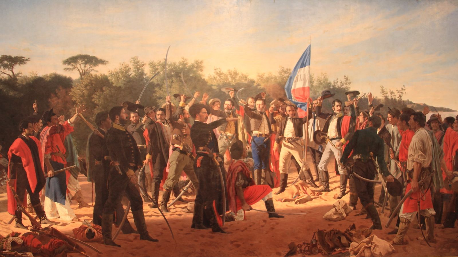 El Juramento de los Treinta y Tres Orientales. Juan Manuel Blanes