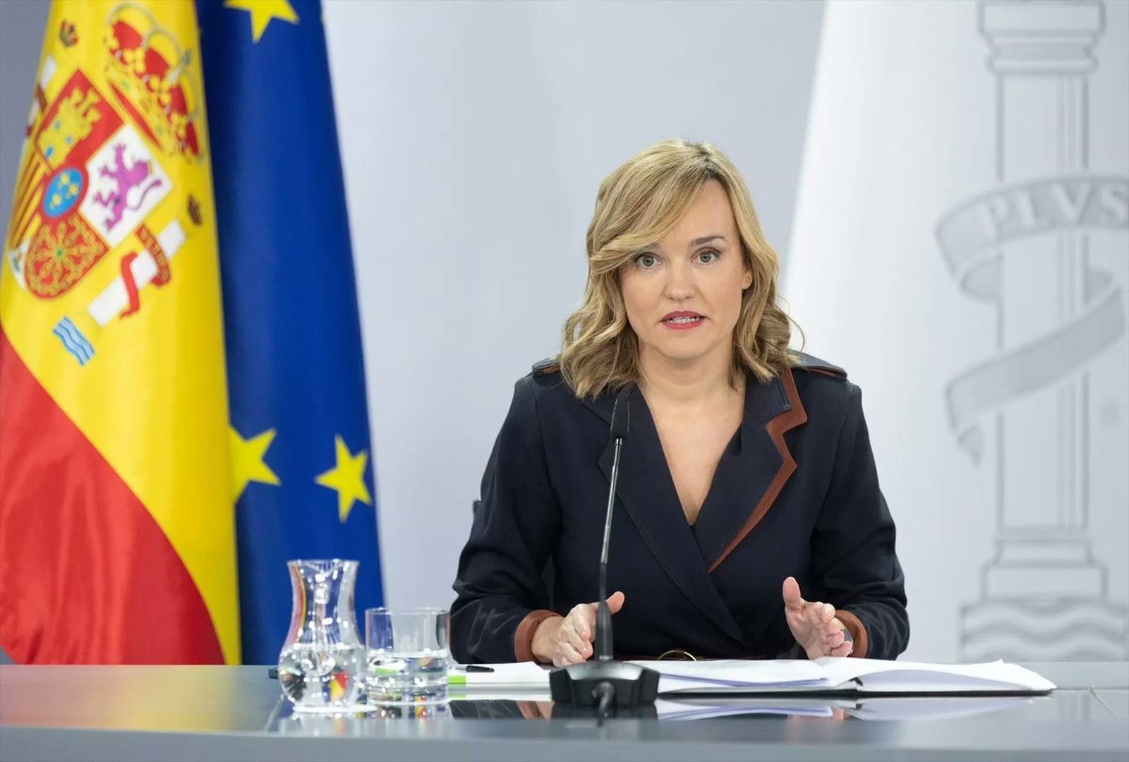 Pilar Alegría, en el Consejo de Ministros