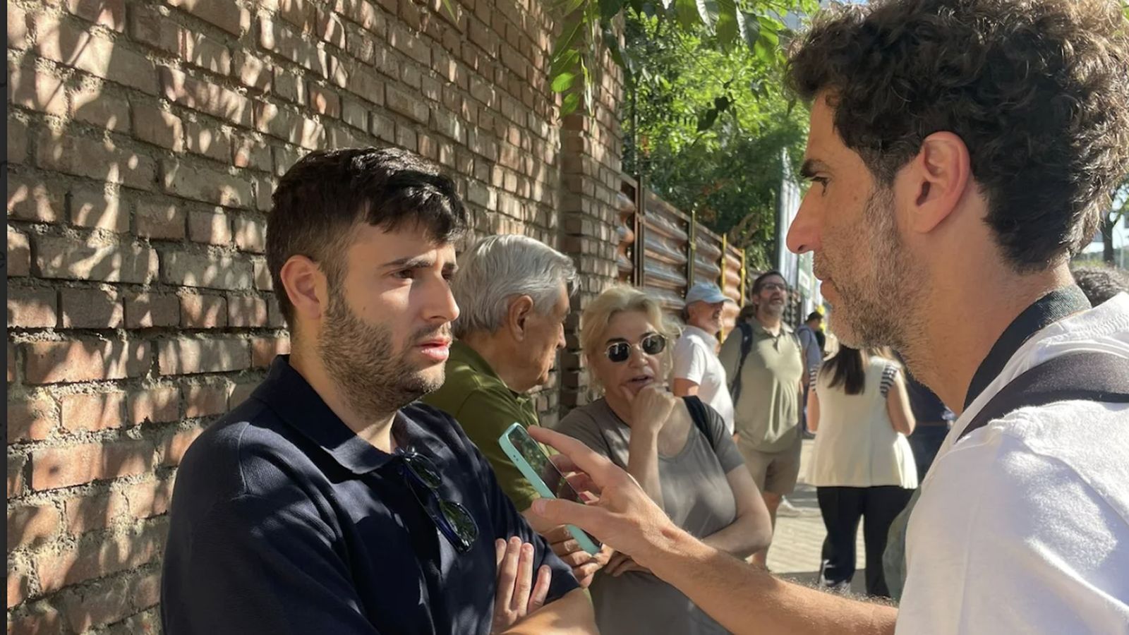 Juan Cuatrecasas junior, víctima de abusos, ante la Nunciatura