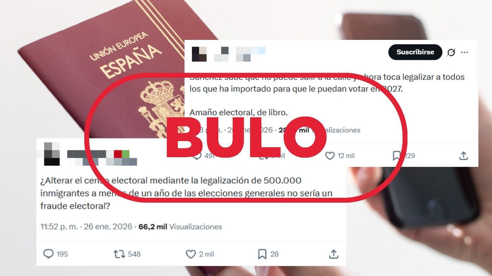 Bulo sobre la regularización de migrantes en España