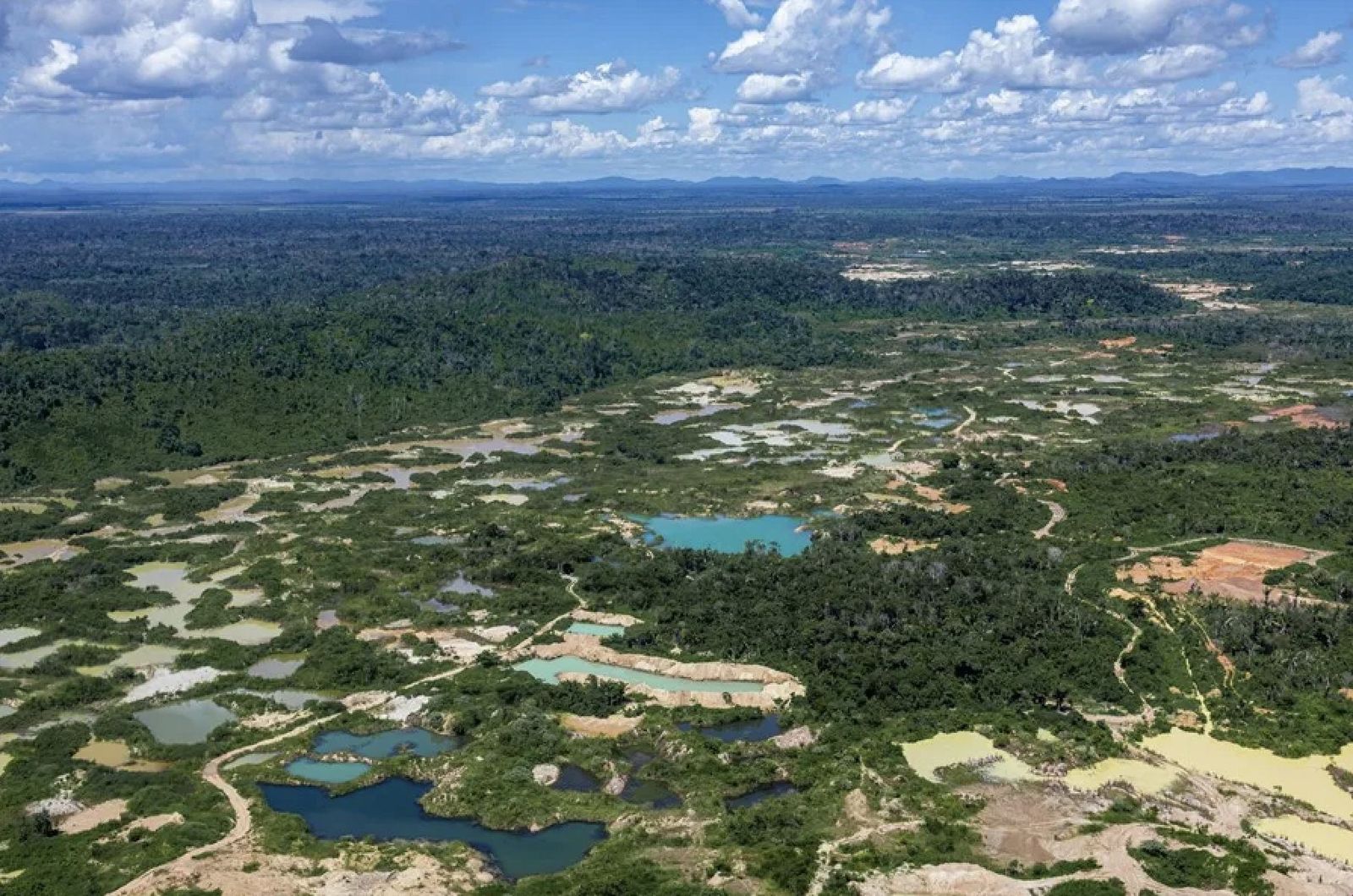 Deforestación en Brasil por la minería