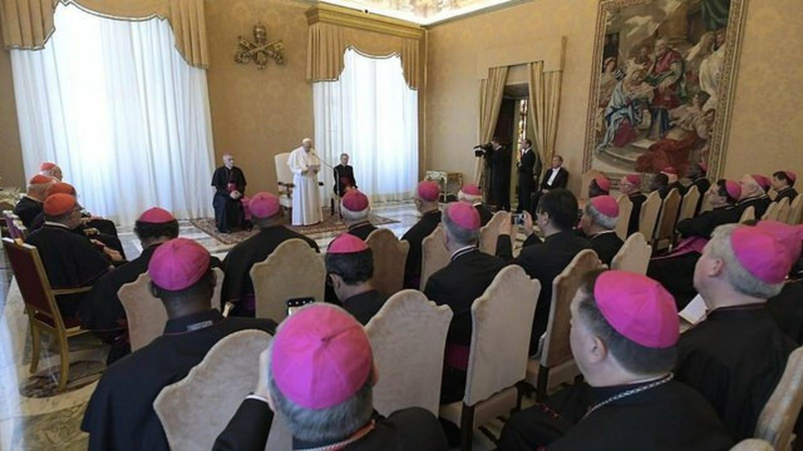 Audiencia del Papa con miembros del Pontificio Comité para los Congresos Eucarísticos Internacionales