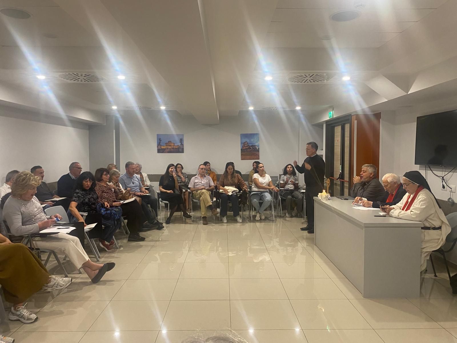 Participantes en el encuentro de hospitales de campaña