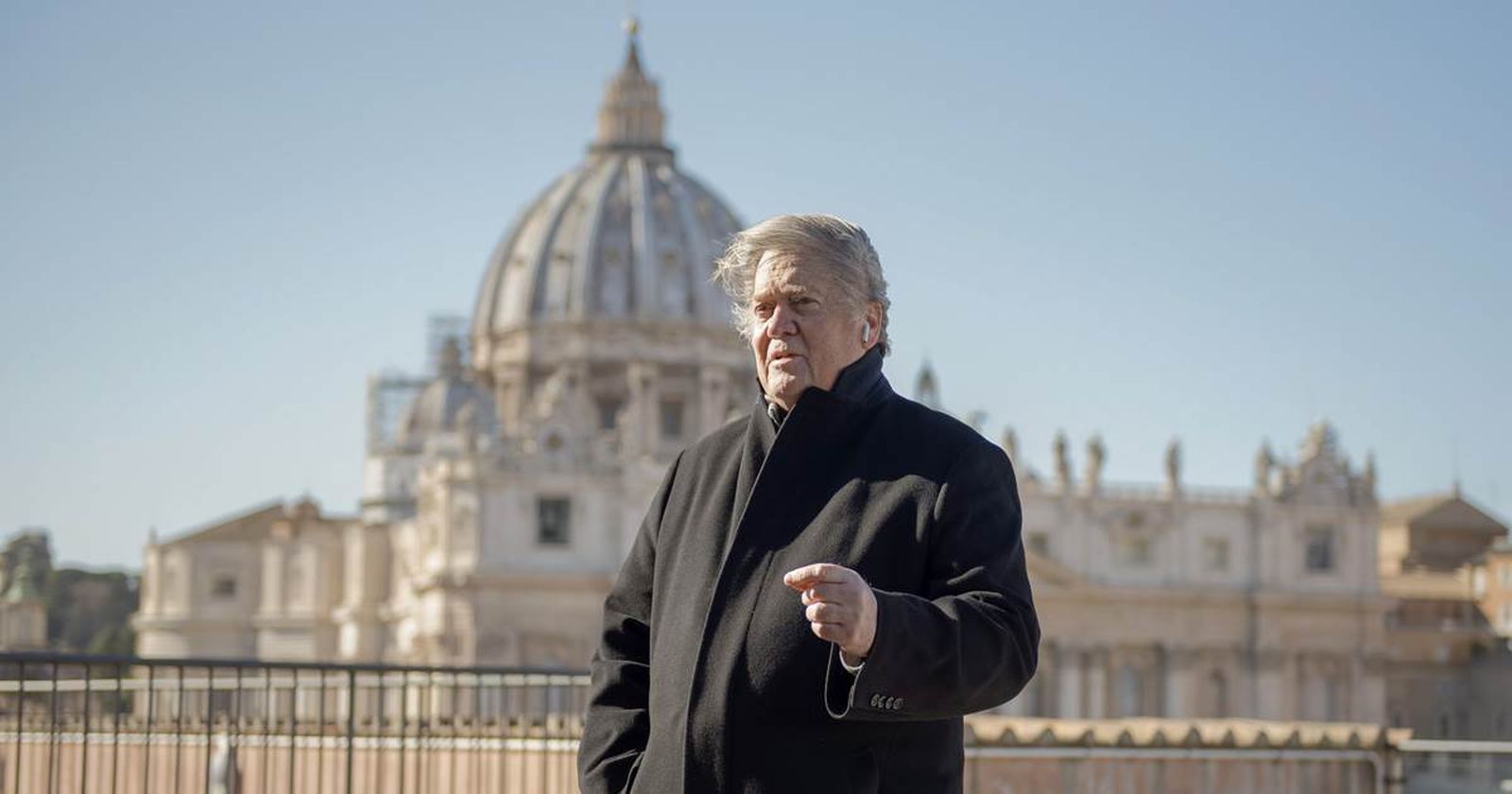 Steve Bannon, en el Vaticano