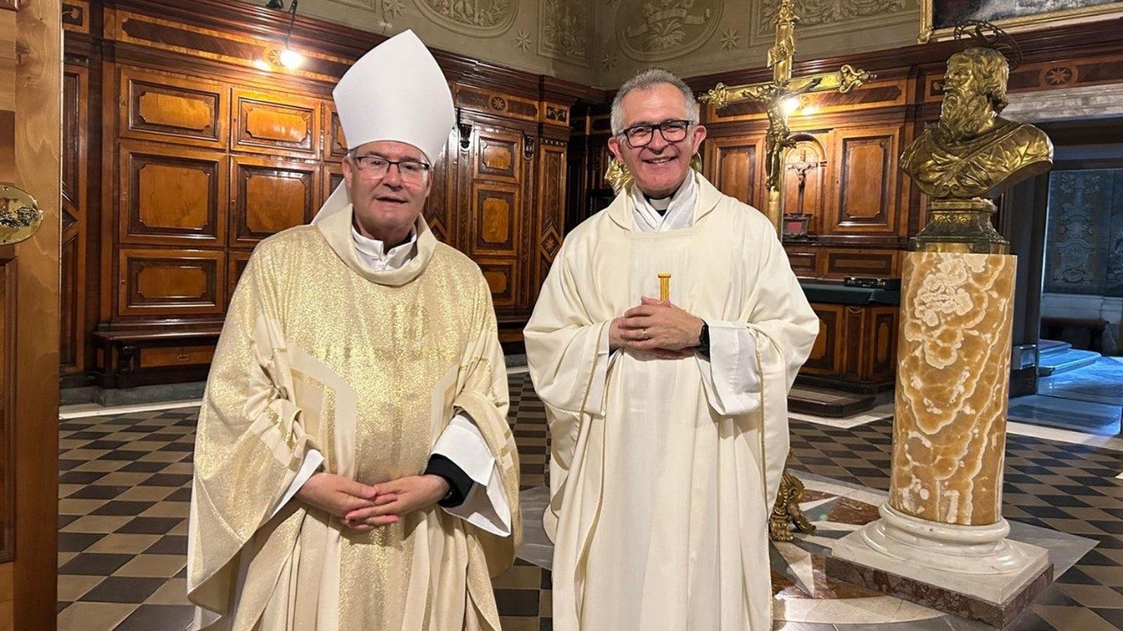 El Arzobispo de Toledo y el Vicario Episcopal