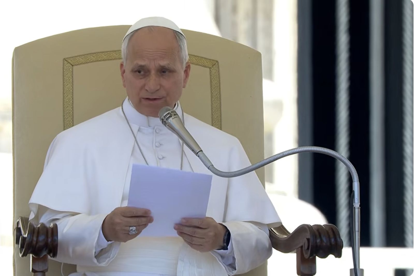 El Papa, en la audiencia general