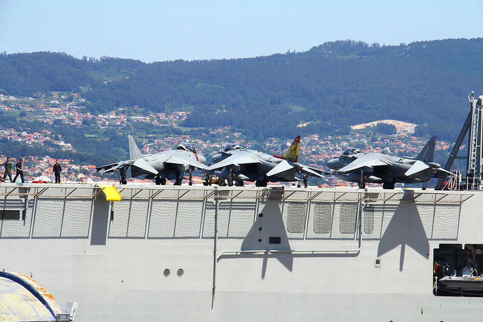 Aviones a bordo del buque Juan Carlos I