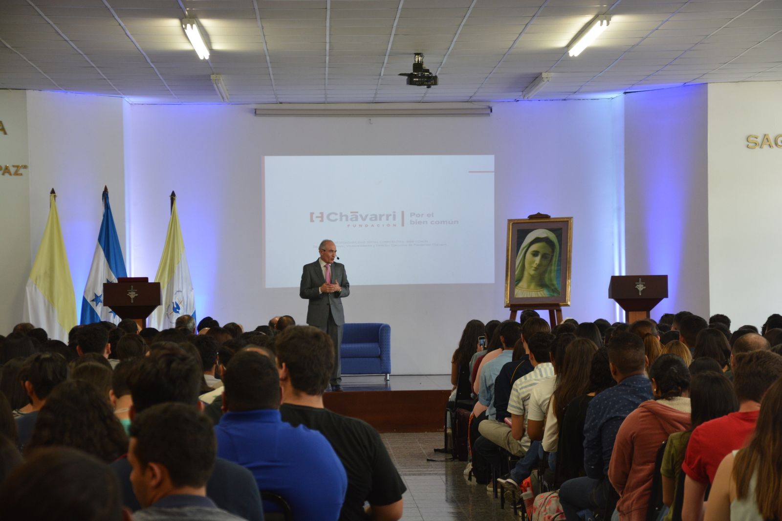 David López, vicepresidente de la Fundación Chávarri, en Honduras