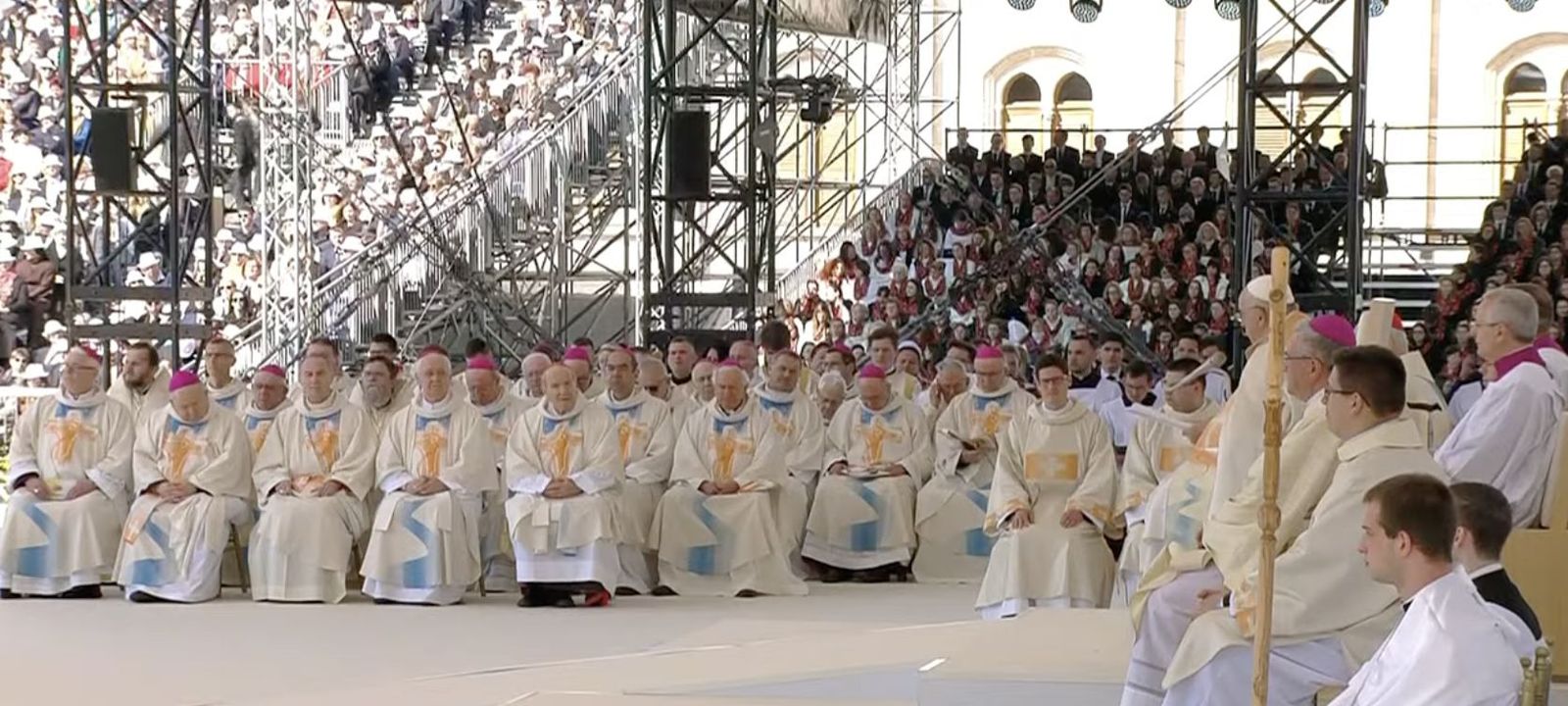 Francisco, en la misa