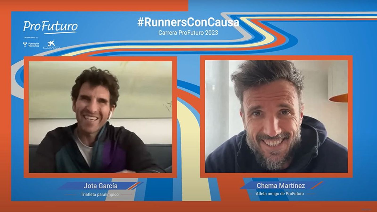 Chema Martínez y Jota García