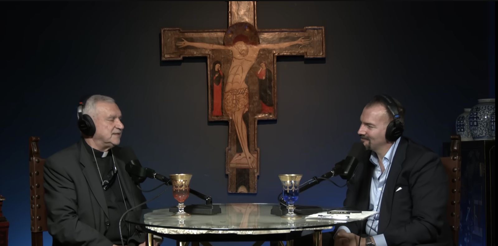 Un momento de la entrevista