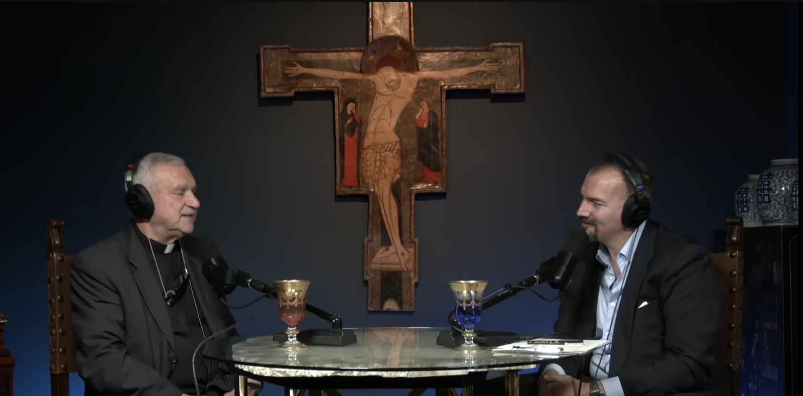Un momento de la entrevista