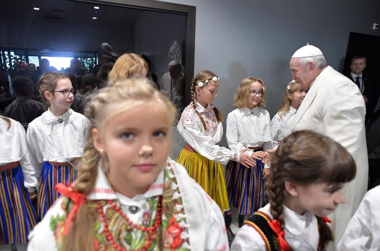 El Papa durante su viaje apostólico a Estonia en 2018