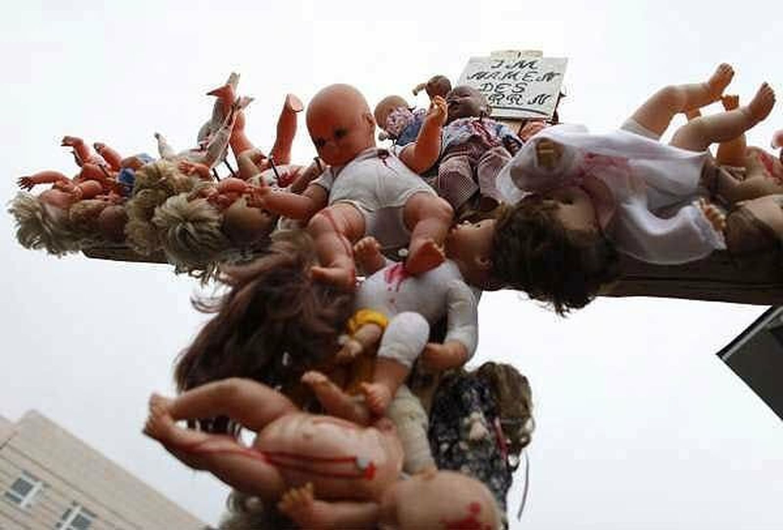 Manifestación contra los abusos sexuales a menores cometidos por la Iglesia