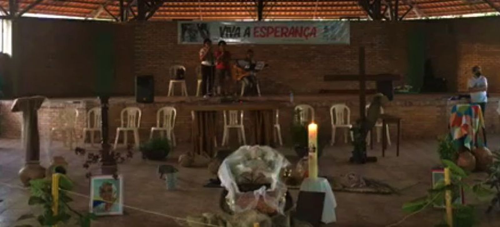 Pedro Casaldáliga en São Félix