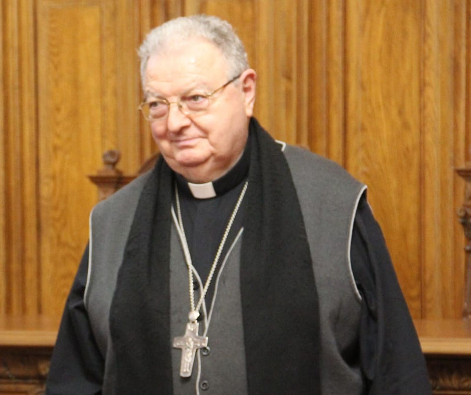 El obispo emérito de Palencia, Manuel Herrero