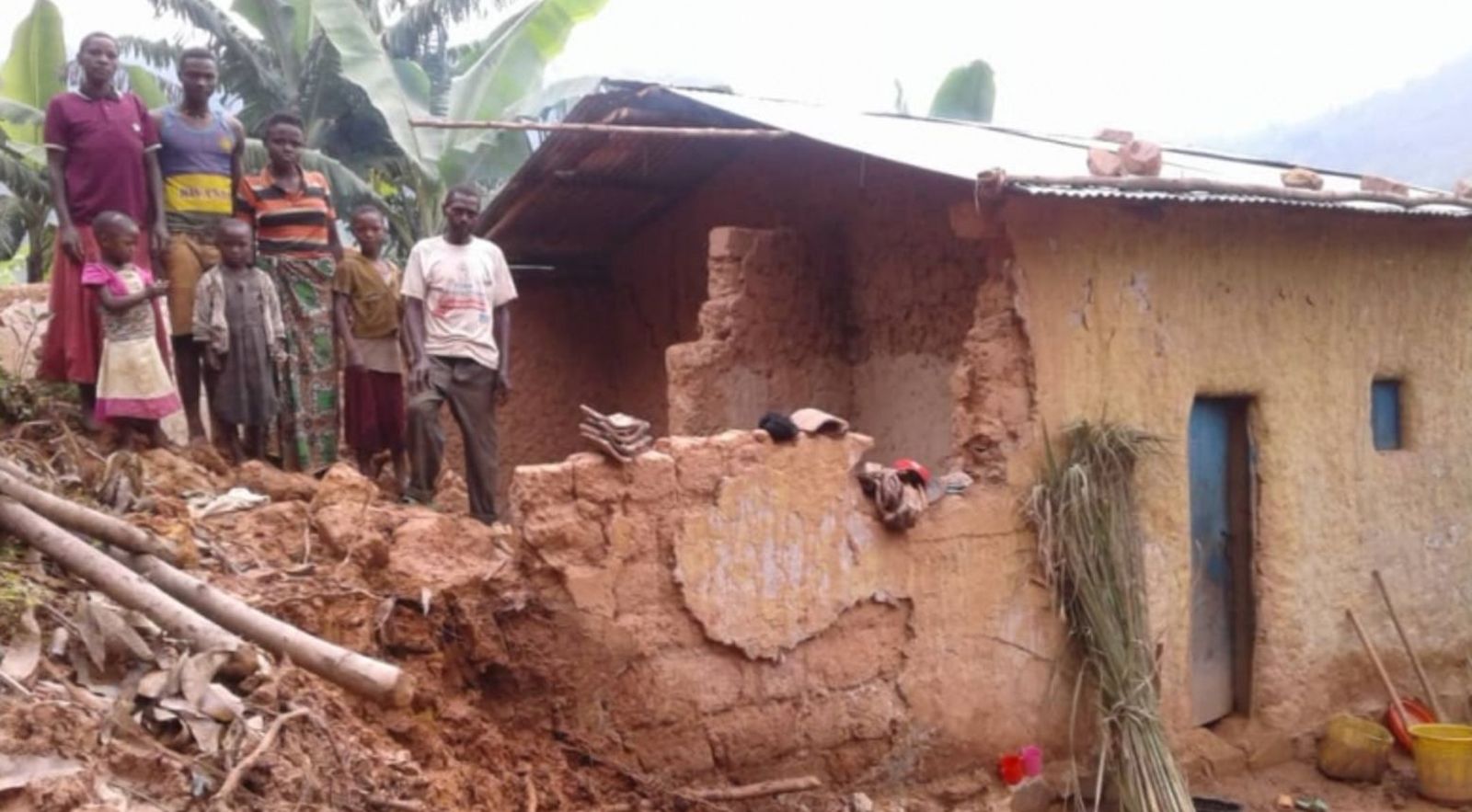 Manos Unidas en Ruanda. Estado de las casas tras las inundaciones