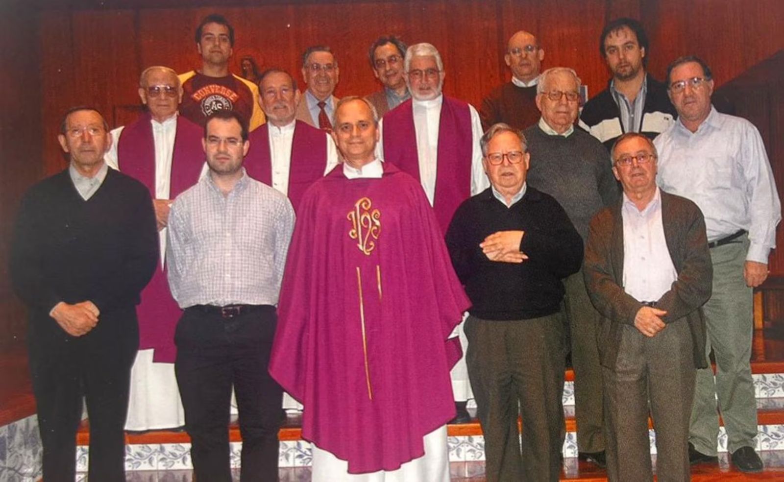 Robert Prevost en su visita al colegio de Los Olivos (Málaga)