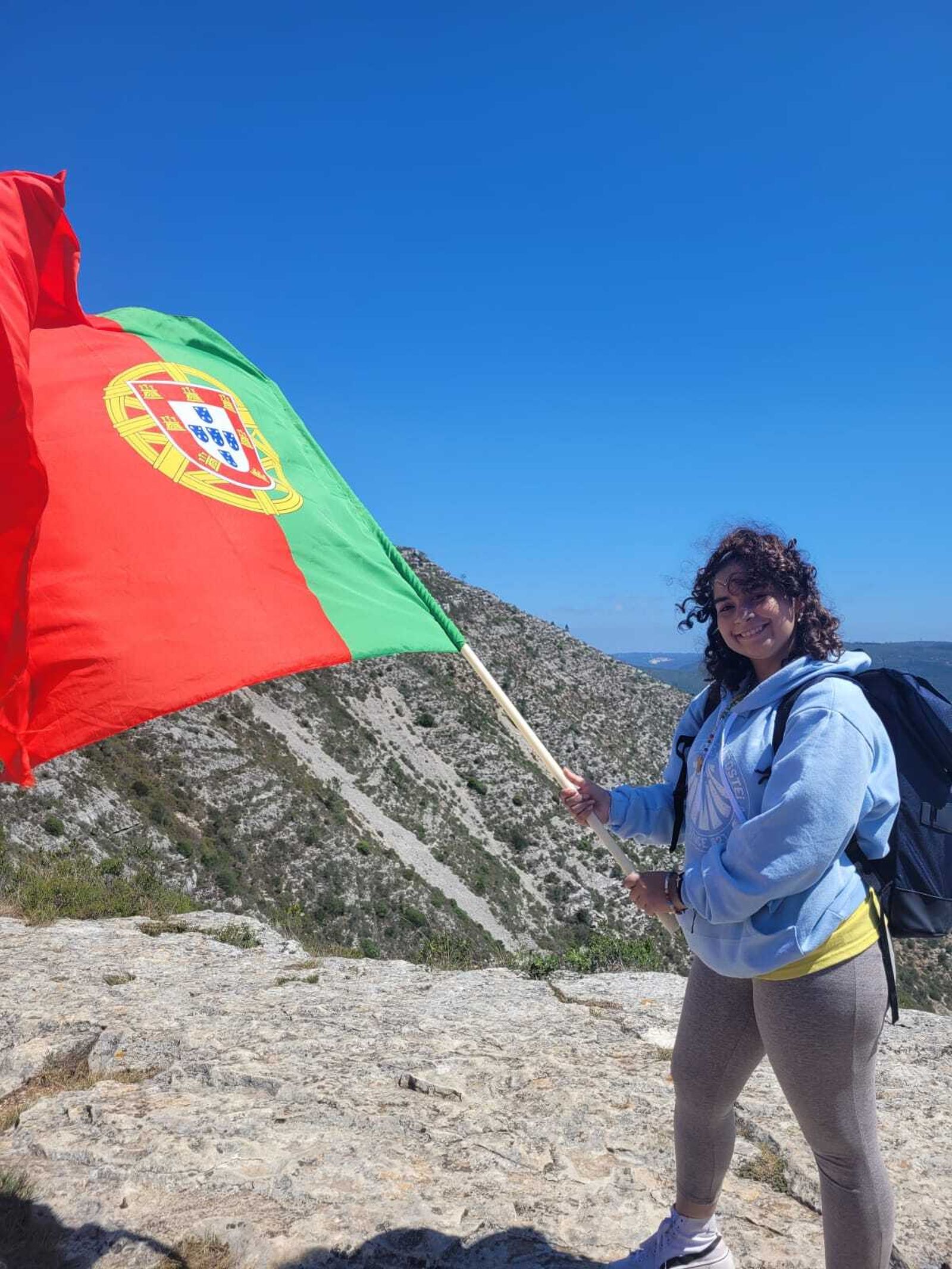 Joven caribeña en la JMJ
