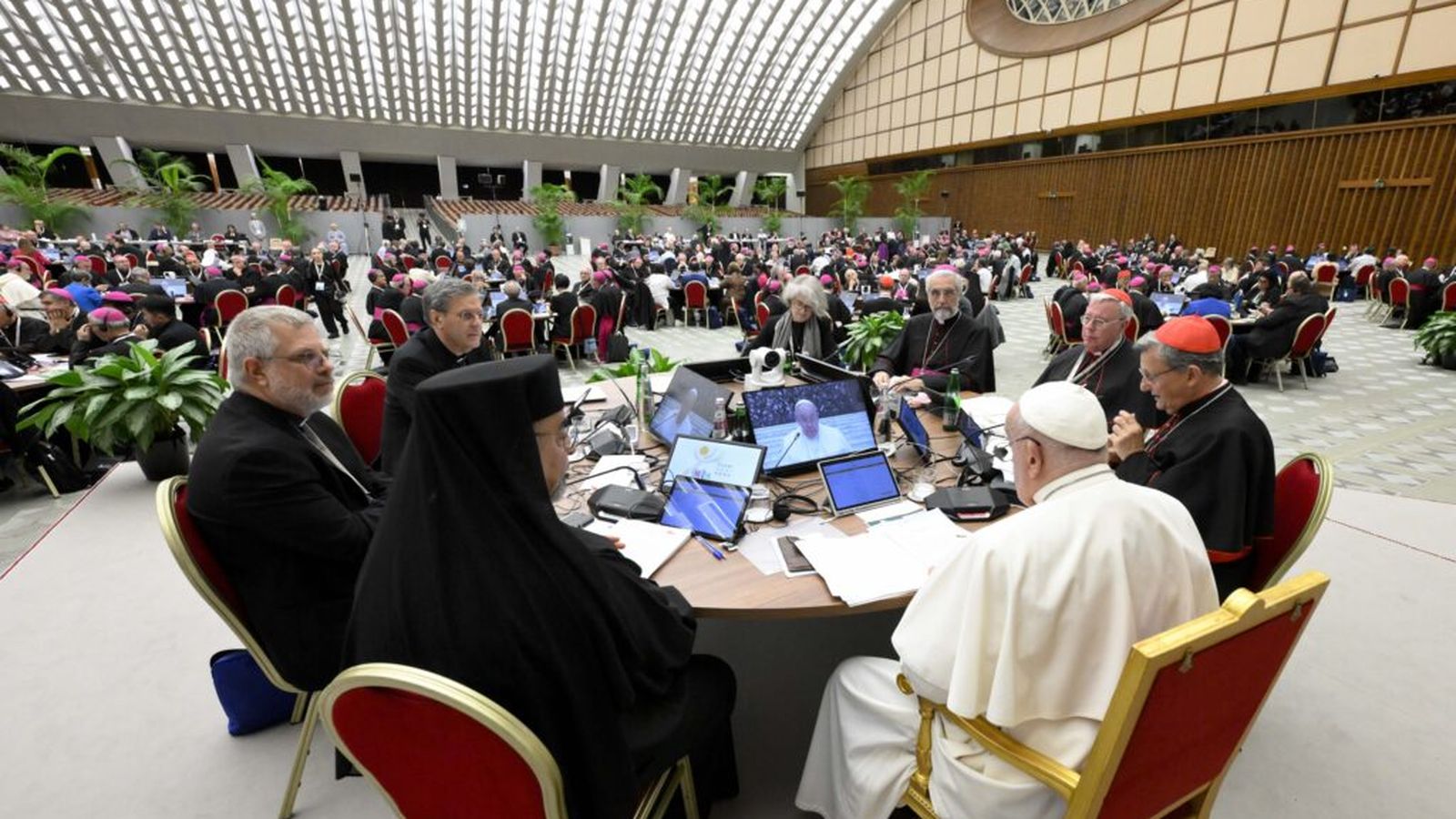 Papa Francisco en el Sinodo de la Sinodalidad